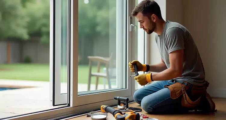 Squeaky Sliding Patio Doors in Los Altos, CA