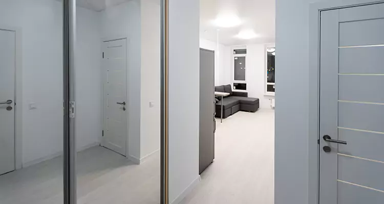 Modern Mirrored Closet Doors Repair in Los Altos, CA