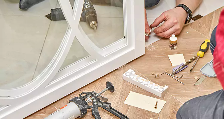 Interior Patio Door Casing Repair in Los Altos, CA
